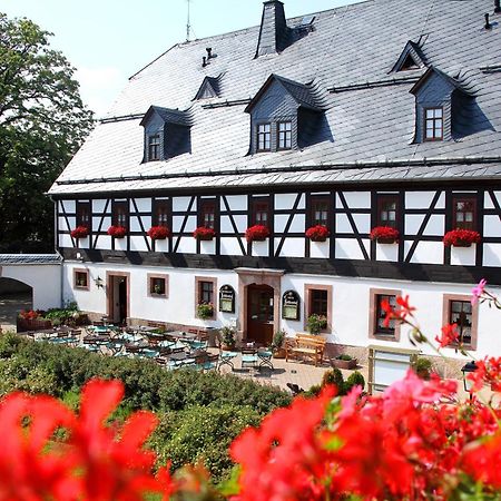 Hotel Folklorehof Chemnitz Exterior foto