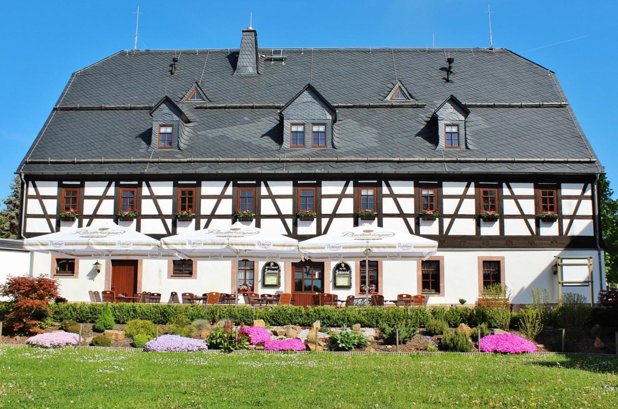 Hotel Folklorehof Chemnitz Exterior foto